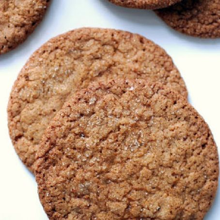 Salted Ginger Molasses Cookies