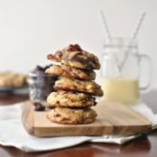 Rum Cherry + Double Chocolate Chunk Cookies