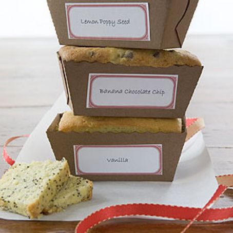 Trio of Mini Pound Cakes