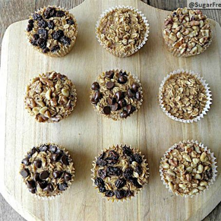 Personal Sized Baked Oatmeal with Individual Toppings