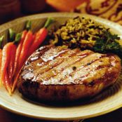 Boneless Pork Chops with Apple Cider Glaze