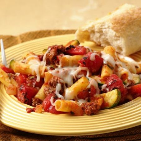 Baked Ziti with Fire Roasted Tomatoes