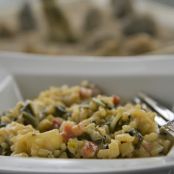 Swiss Chard and Spring Onion Risotto