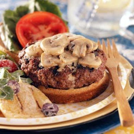 Bacon-Blue Cheese Stuffed Burgers