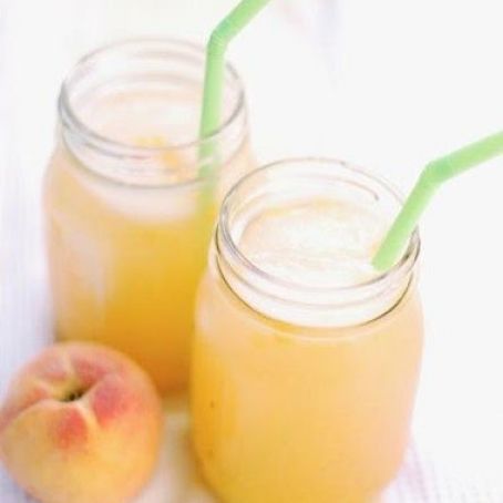 Roasted Peach Lemonade
