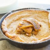 Caramelized Banana Topped Dutch Baby