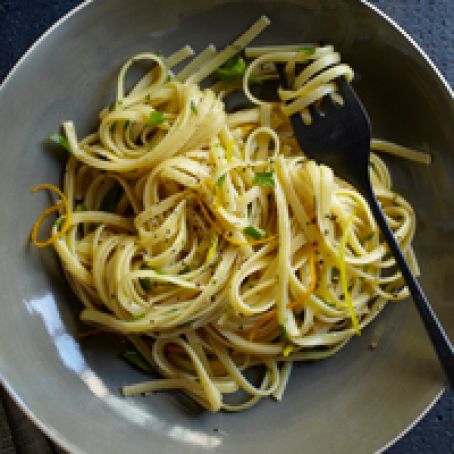 Linguine with Gremolada