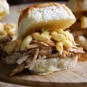 Slow-Cooker Teriyaki Chicken & Mac Salad Sliders