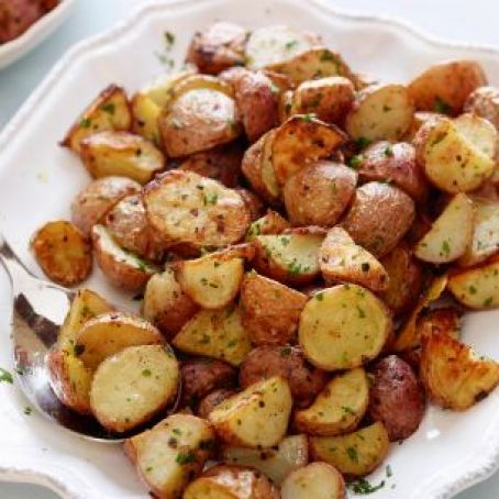 Ina's Garlic Roasted Potatoes