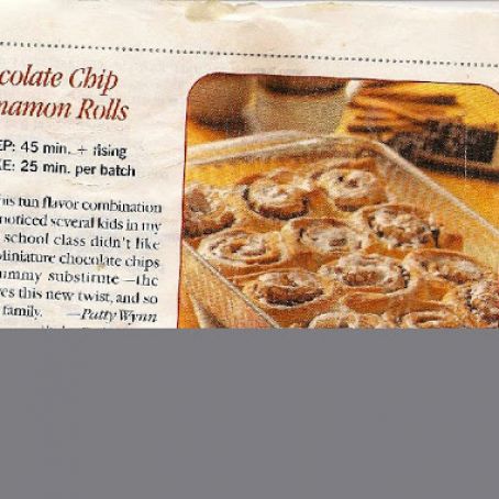 Chocolate Chip Cinnamon Rolls