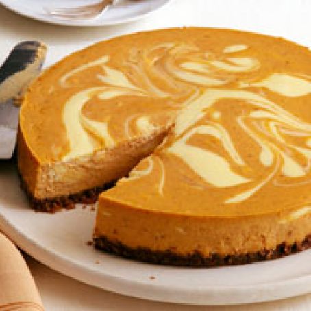 Pumpkin-Swirl Cheesecake