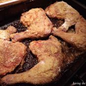 Oven Fried Chicken Legs & Thighs