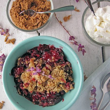 Blackberry Crumble