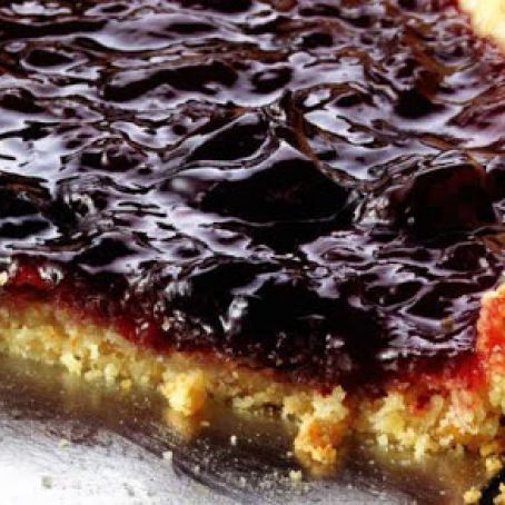Rustic Jam Shortbread Tart