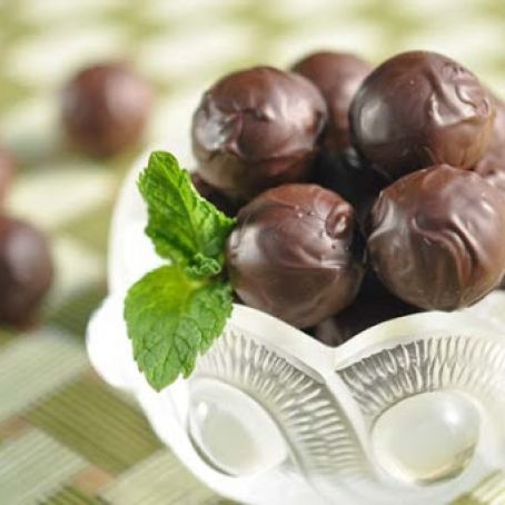 Mint Chocolate Truffles