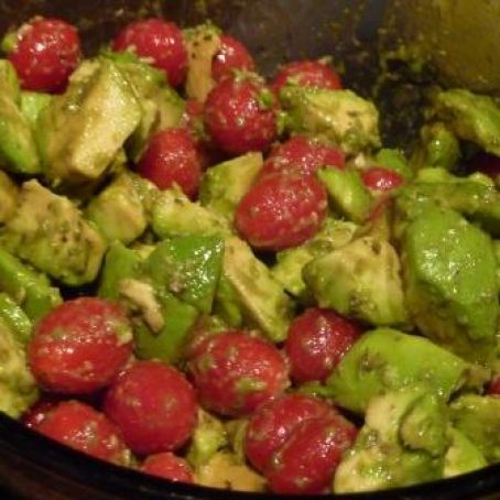 Balsamic Avocado & Tomatoes
