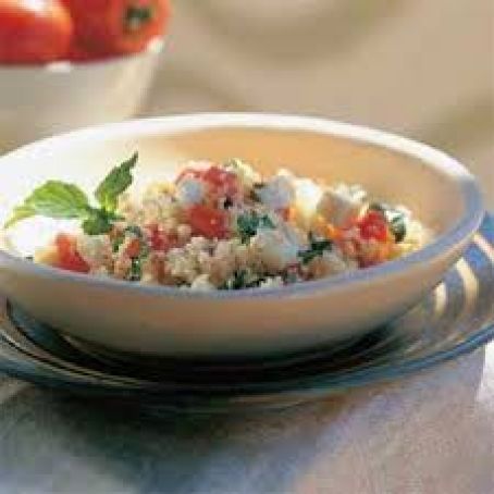 COUSCOUS****Fresh Mozzarella, Tomato, and Basil Couscous Salad - 6 - 7 points