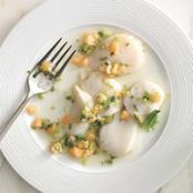 Meals (Scallop & Canteloup Ceviche)