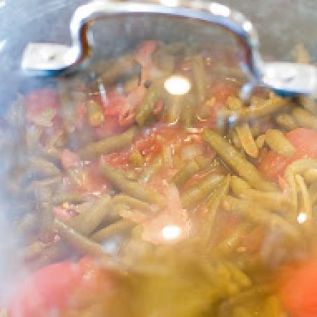 Green Beans and Tomatoes