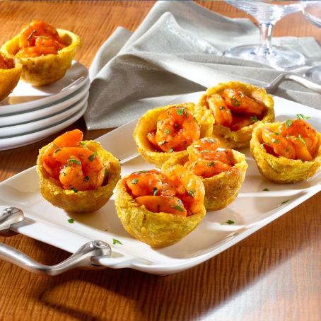 Seafood-Stuffed Plantain Cups Seafood