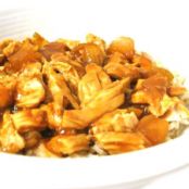 Skinny Orange Shredded Chicken, Baked or Crock-Pot with Weight Watchers Points | Skinny Kitchen