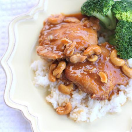 Slow Cooker Cashew Chicken