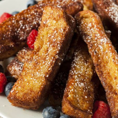 Vanilla Bean Baked French Toast