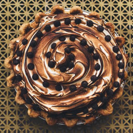 Toasted Marshmallow Butterscotch Pie