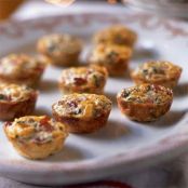 Mini Frittatas with Ham and Cheese