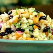 Grilled Corn and Bean Salad