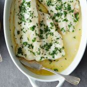 James Peterson's Baked Fish Fillets with Butter and Sherry