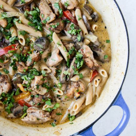 PASTA - Creamy Cajun Chicken Penne Pot