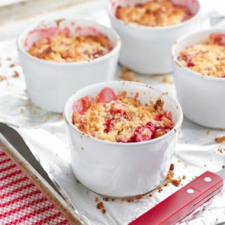 Strawberry Rhubarb Crumble