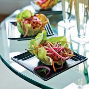 Bibb Lettuce with Warm Vegetable Vinaigrette
