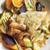 Cod with Fennel & Fingerling Potatoes