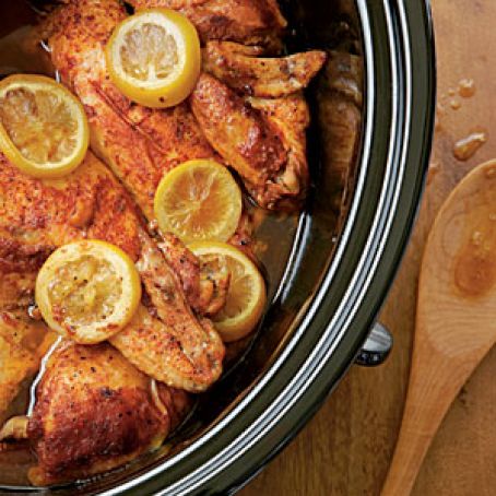 Slow-cooked Barbecued Chicken