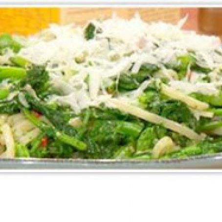 Linguini with Rabe and Parsley Pesto