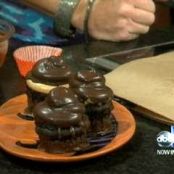 Kneaders Chocolate Peanut Butter cupcakes