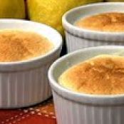CARLA HALL - Lemon Pudding Cake with Orange Liqueur