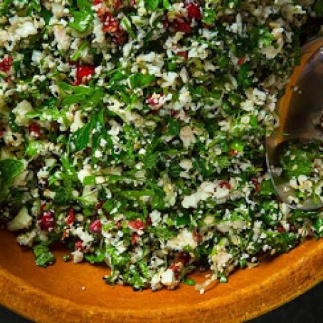 Cauliflower Salad with Spring Onions and Mint