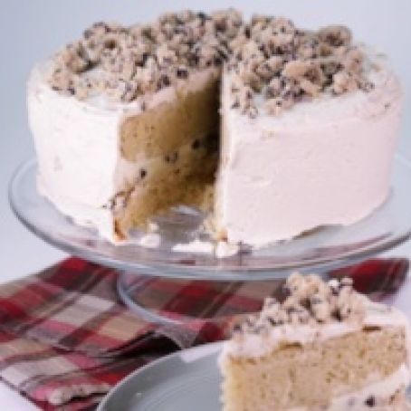 CHOCO CHIP COOKIE DOUGH LAYER CAKE (THE CHEW)