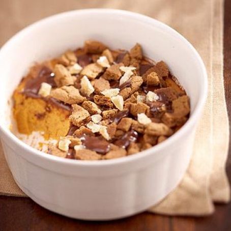 Ginger-Chocolate Crunch Pumpkin Pie