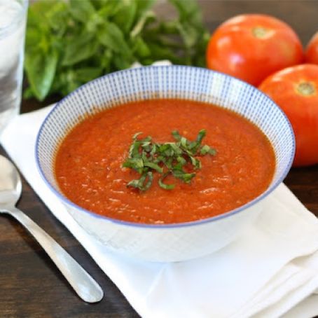 Garden fresh tomato soup