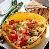 Gluten Free Goodness: Baked Margherita Spaghetti Squash