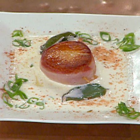 Meals (Bacon Wrapped Scallops with Fried Sage & Brie Cream Sauce)