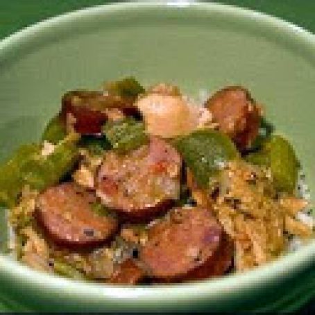 Crock Pot Chicken and Sausage Gumbo with Shrimp