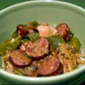 Crock Pot Chicken and Sausage Gumbo with Shrimp