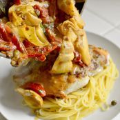 Mediterranean Smothered Chicken