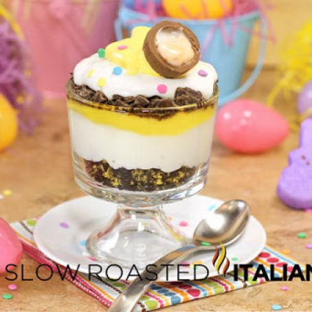 Cadbury Egg Inspired Trifle
