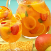 Sparkling Mango Strawberry Sangria